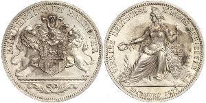 1 Thaler Provincia de Hannover (1868 - 1946) Plata 