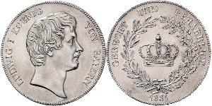 1 Thaler Reino de Baviera (1806 - 1918) Plata Luis I de Baviera(1786 – 1868)