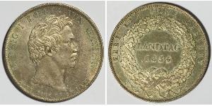 1 Thaler Reino de Baviera (1806 - 1918) Plata Luis I de Baviera(1786 – 1868)