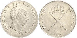 1 Thaler Reino de Baviera (1806 - 1918) Plata Maximiliano I de Baviera (1756 - 1825)