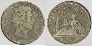 1 Thaler Reino de Baviera (1806 - 1918) Plata Luis I de Baviera(1786 – 1868)