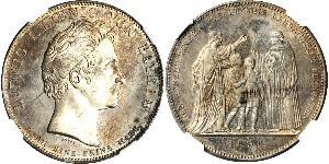 1 Thaler Reino de Baviera (1806 - 1918) Plata Luis I de Baviera(1786 – 1868)