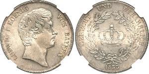 1 Thaler Reino de Baviera (1806 - 1918) Plata Luis I de Baviera(1786 – 1868)