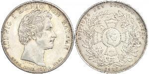 1 Thaler Reino de Baviera (1806 - 1918) Plata Luis I de Baviera(1786 – 1868)