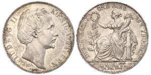 1 Thaler Reino de Baviera (1806 - 1918) Plata Luis II de Baviera(1845 – 1886)