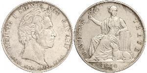 1 Thaler Reino de Baviera (1806 - 1918) Plata Luis I de Baviera(1786 – 1868)