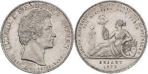 1 Thaler Reino de Baviera (1806 - 1918) Plata Luis I de Baviera(1786 – 1868)