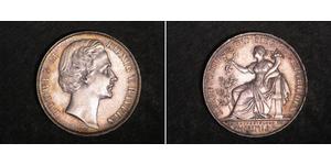 1 Thaler Reino de Baviera (1806 - 1918) Plata Luis II de Baviera(1845 – 1886)