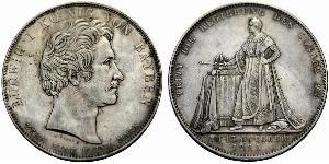 1 Thaler Reino de Baviera (1806 - 1918) Plata Luis I de Baviera(1786 – 1868)