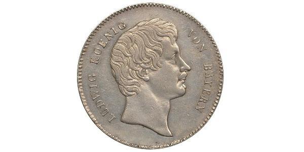 1 Thaler Reino de Baviera (1806 - 1918) Plata Luis I de Baviera(1786 – 1868)