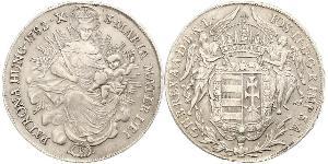 1 Thaler Reino de Hungría (1000-1918) Plata Joseph II, Holy Roman Emperor  (1741 - 1790)