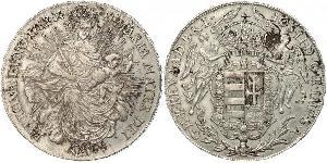 1 Thaler Reino de Hungría (1000-1918) Plata Joseph II, Holy Roman Emperor  (1741 - 1790)