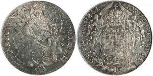 1 Thaler Reino de Hungría (1000-1918) Plata Joseph II, Holy Roman Emperor  (1741 - 1790)