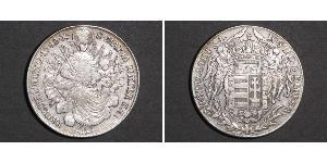 1 Thaler Reino de Hungría (1000-1918) Plata Joseph II, Holy Roman Emperor  (1741 - 1790)