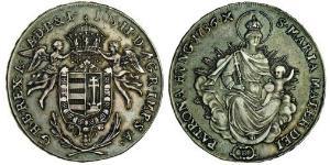 1 Thaler Reino de Hungría (1000-1918) Plata Joseph II, Holy Roman Emperor  (1741 - 1790)