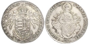 1 Thaler Reino de Hungría (1000-1918) Plata Joseph II, Holy Roman Emperor  (1741 - 1790)