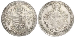 1 Thaler Reino de Hungría (1000-1918) Plata Joseph II, Holy Roman Emperor  (1741 - 1790)