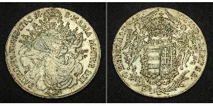 1 Thaler Reino de Hungría (1000-1918) Plata Joseph II, Holy Roman Emperor  (1741 - 1790)