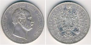 1 Thaler Reino de Prusia (1701-1918) Plata Wilhelm I, German Emperor (1797-1888)