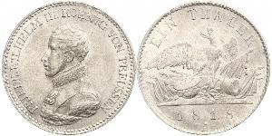 1 Thaler Reino de Prusia (1701-1918) Plata Federico Guillermo III de Prusia (1770 -1840)