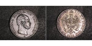 1 Thaler Reino de Prusia (1701-1918) Plata Wilhelm I, German Emperor (1797-1888)