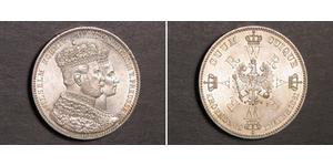 1 Thaler Reino de Prusia (1701-1918) Plata Wilhelm I, German Emperor (1797-1888)