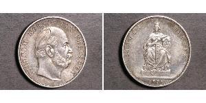 1 Thaler Reino de Prusia (1701-1918) Plata Wilhelm I, German Emperor (1797-1888)
