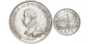 1 Thaler Reino de Prusia (1701-1918) Plata Federico Guillermo III de Prusia (1770 -1840)