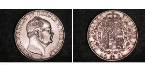 1 Thaler Reino de Prusia (1701-1918) Plata Federico Guillermo IV de Prusia (1795 - 1861)