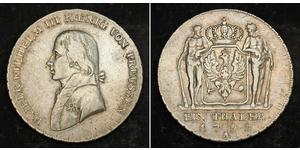 1 Thaler Reino de Prusia (1701-1918) Plata Federico Guillermo III de Prusia (1770 -1840)