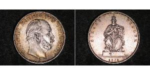 1 Thaler Reino de Prusia (1701-1918) Plata Wilhelm I, German Emperor (1797-1888)