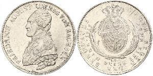 1 Thaler Reino de Sajonia (1806 - 1918) Plata Federico Augusto I de Sajonia