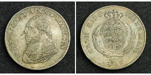 1 Thaler Reino de Sajonia (1806 - 1918) Plata Federico Augusto I de Sajonia