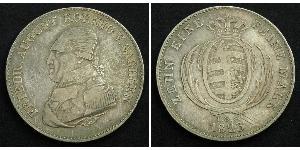 1 Thaler Reino de Sajonia (1806 - 1918) Plata Federico Augusto I de Sajonia