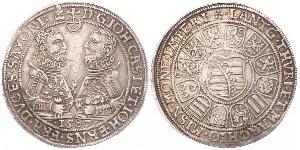 1 Thaler Reino de Sajonia (1806 - 1918) Plata 