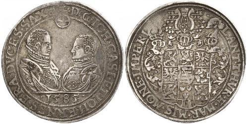 1 Thaler Reino de Sajonia (1806 - 1918) Plata 