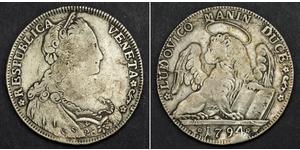 1 Thaler República de Venecia (697—1797) / Italian city-states Plata 