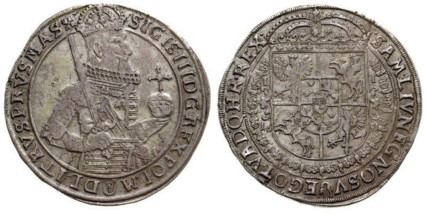 1 Thaler República de las Dos Naciones (1569-1795) Plata Sigismund III