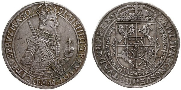 1 Thaler República de las Dos Naciones (1569-1795) Plata Sigismund III