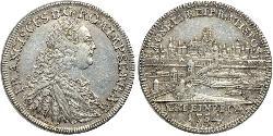 1 Thaler Sacro Imperio Romano (962-1806) Plata Francisco I del Sacro Imperio Romano Germánico(1708-1765)