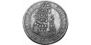 1 Thaler Sacro Imperio Romano (962-1806) Plata Leopoldo I de Habsburgo(1640-1705)