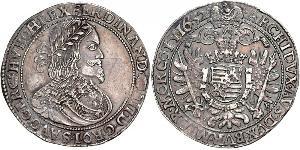 1 Thaler Sacro Imperio Romano (962-1806) Plata Ferdinand III, Holy Roman Emperor (1608-1657)