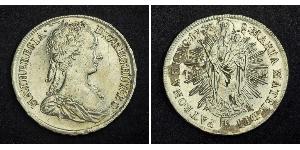 1 Thaler Sacro Imperio Romano (962-1806) Plata Maria Theresa of Austria (1717 - 1780)