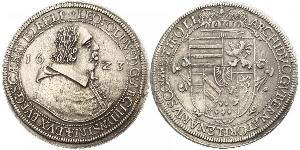 1 Thaler Sacro Imperio Romano (962-1806) Plata Leopoldo V de Habsburgo (1586 – 1632)