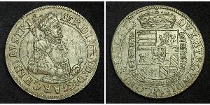 1 Thaler Sacro Imperio Romano (962-1806) Plata Fernando II de Habsburgo(1578 -1637)