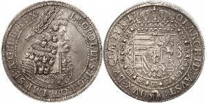 1 Thaler Sacro Imperio Romano (962-1806) Plata Leopoldo I de Habsburgo(1640-1705)