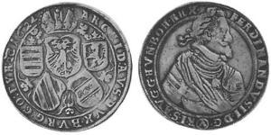 1 Thaler Sacro Imperio Romano (962-1806) Plata 