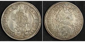 1 Thaler Sacro Imperio Romano (962-1806) Plata 