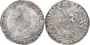 1 Thaler Sacro Imperio Romano (962-1806) Plata Ferdinand III, Holy Roman Emperor (1608-1657)