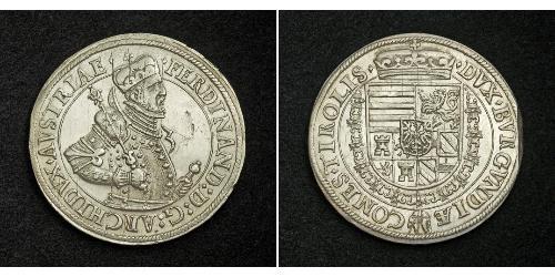 1 Thaler Sacro Imperio Romano (962-1806) Plata Fernando II de Habsburgo(1578 -1637)